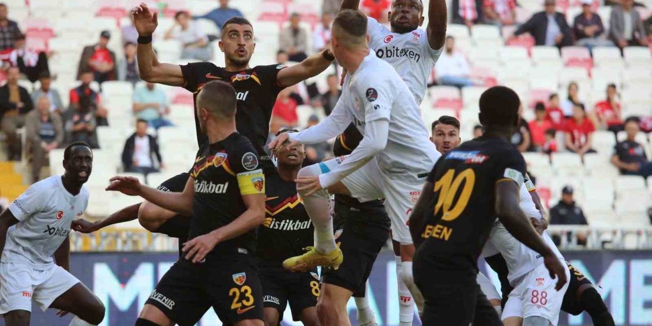 Spor Toto Süper Lig: Dg Sivasspor: 1 - Kayserispor: 1 (maç Sonucu)