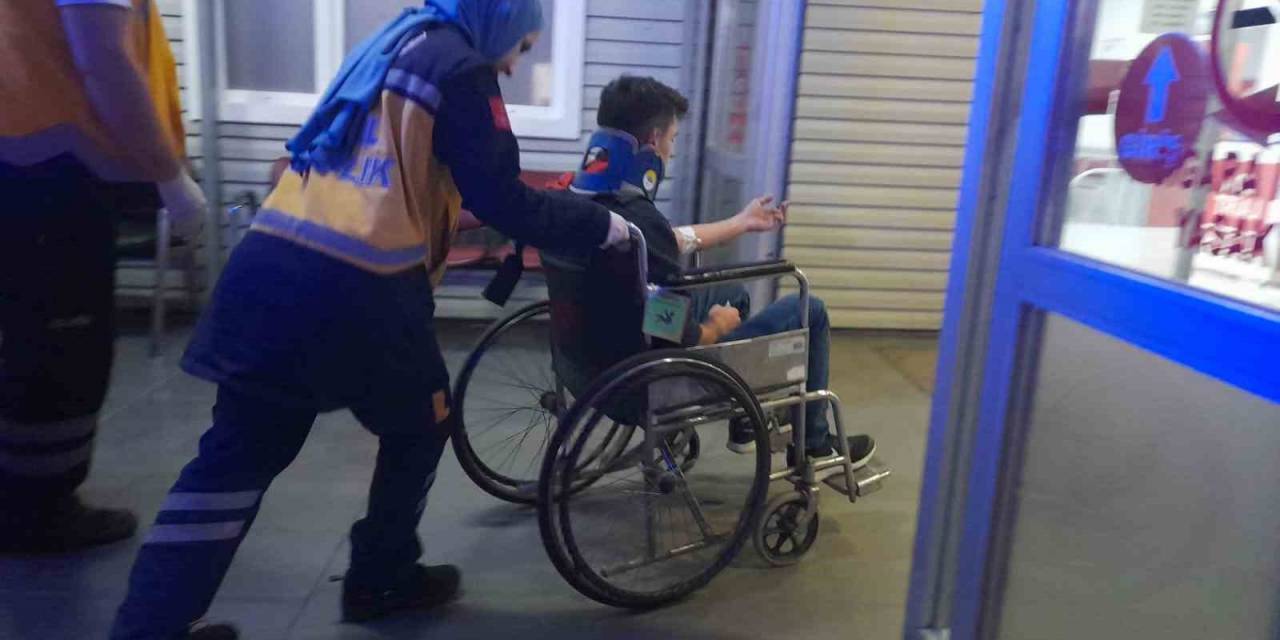 Motosikletiyle Kaza Yaptı: 1 Yaralı