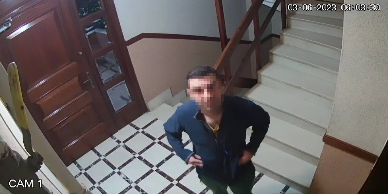 Ev Sahibi Kiracısının Güvenlik Kameralarını Kürekle Kırıp Elektrik Saatini Söktü