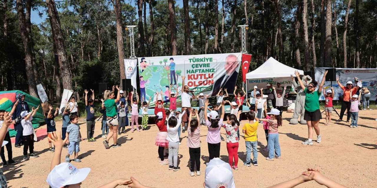 Denizli’de Çevre Haftası’nda Çocukları Unutulmadı