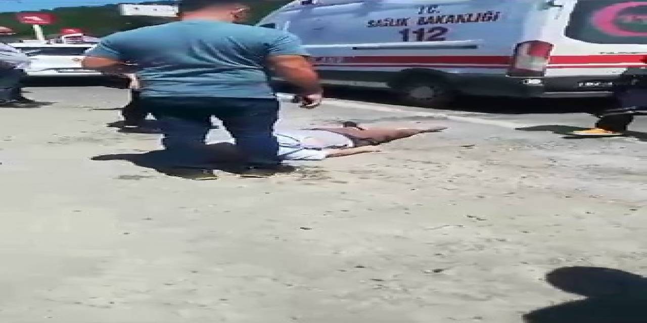 Otomobil Yolun Karşısına Geçmek İsteyen Yayaya Çarptı: 1 Yaralı
