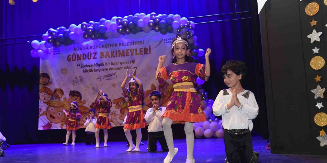 Adana Büyükşehir Belediyesinin Kreşlerinde Eğitim Gören Minikler Mezun Oldu