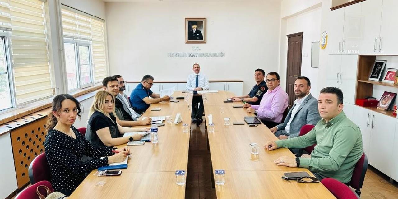 Orman Yangınları İle Mücadele Komisyon Toplantısı Yapıldı