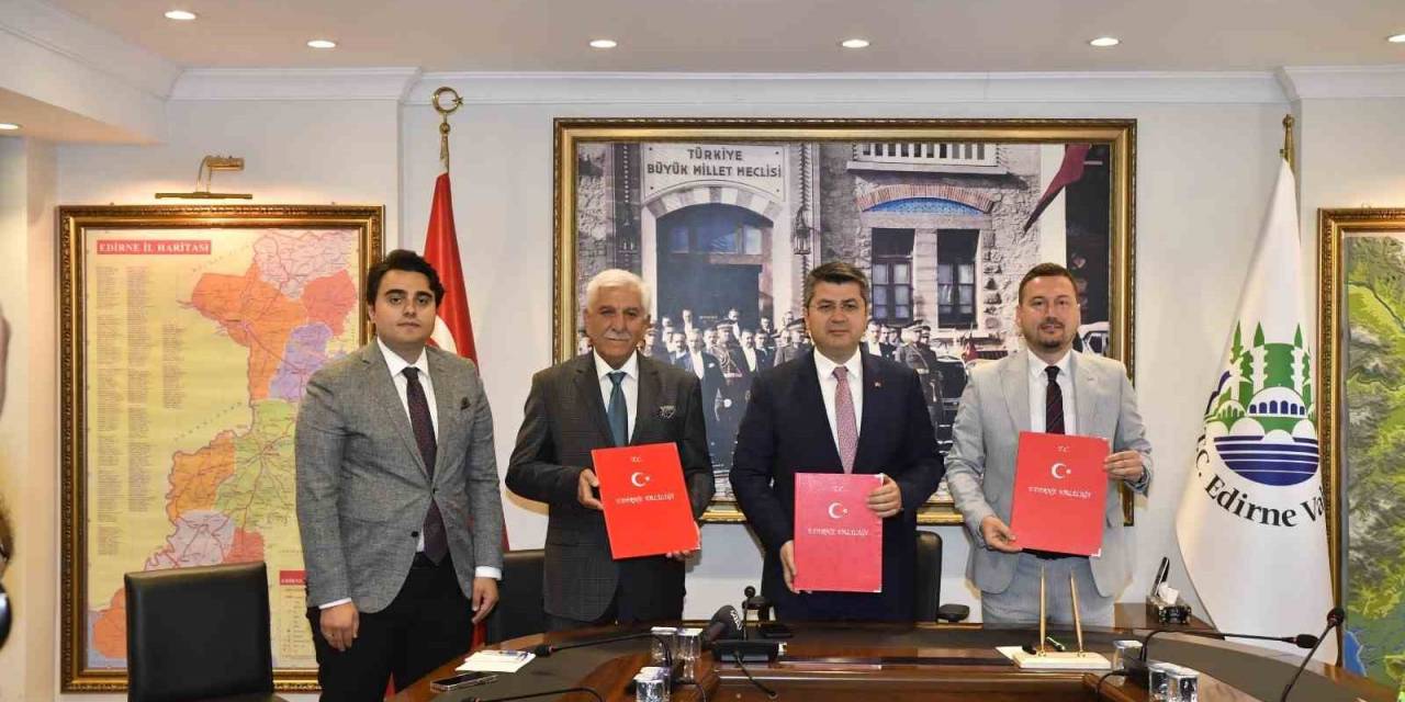 Trakya’nın En Büyük Canlı Hayvan Pazarı İçin Protokol İmzalandı