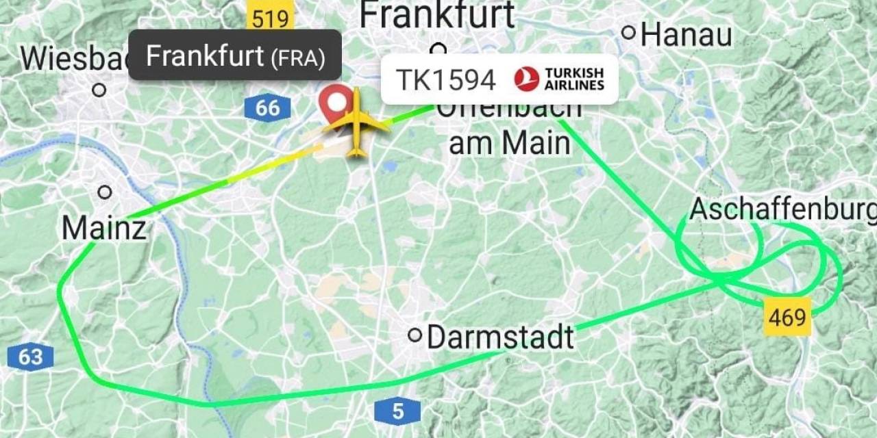 İniş Takımları Kapanmayan Thy Uçağı Frankfurt’a Geri Döndü