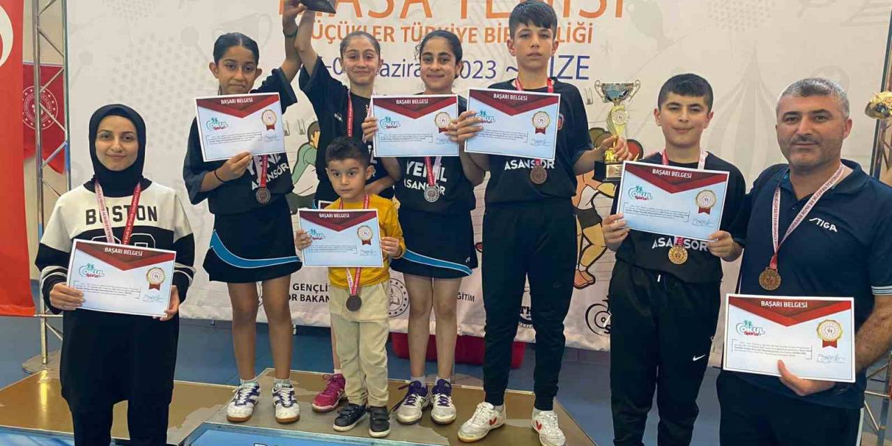 Batman, Masa Tenisi Türkiye Finallerinde Derece Elde Etti