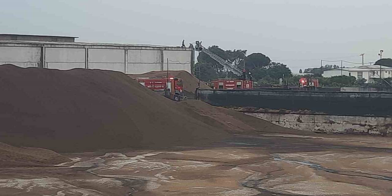 Prina Fabrikasında Çıkan Yangın, Büyümeden Söndürüldü
