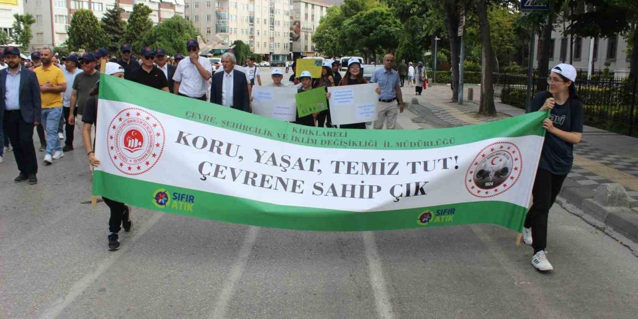 Kırklareli’nde Çevre Yürüyüşü