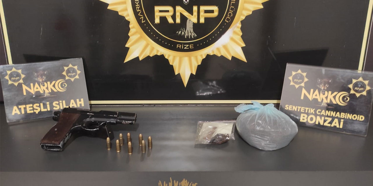 Rize'deki uyuşturucu operasyonunda 4 kişi tutuklandı