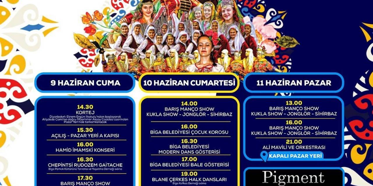 Biga Alışveriş Ve Kültür Festivali Başlıyor