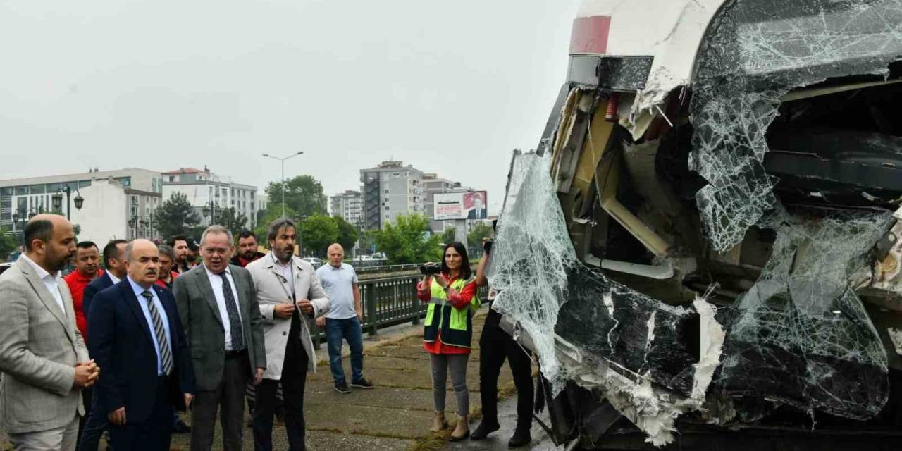 Samsun’daki Tramvay Kazası