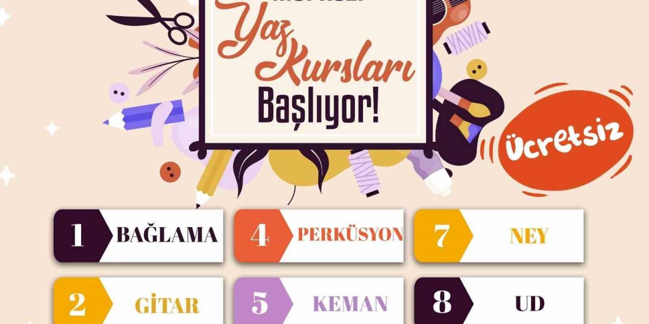 Güzel Sanatlar Merkezi Yaz Kurs Kayıtları Başladı