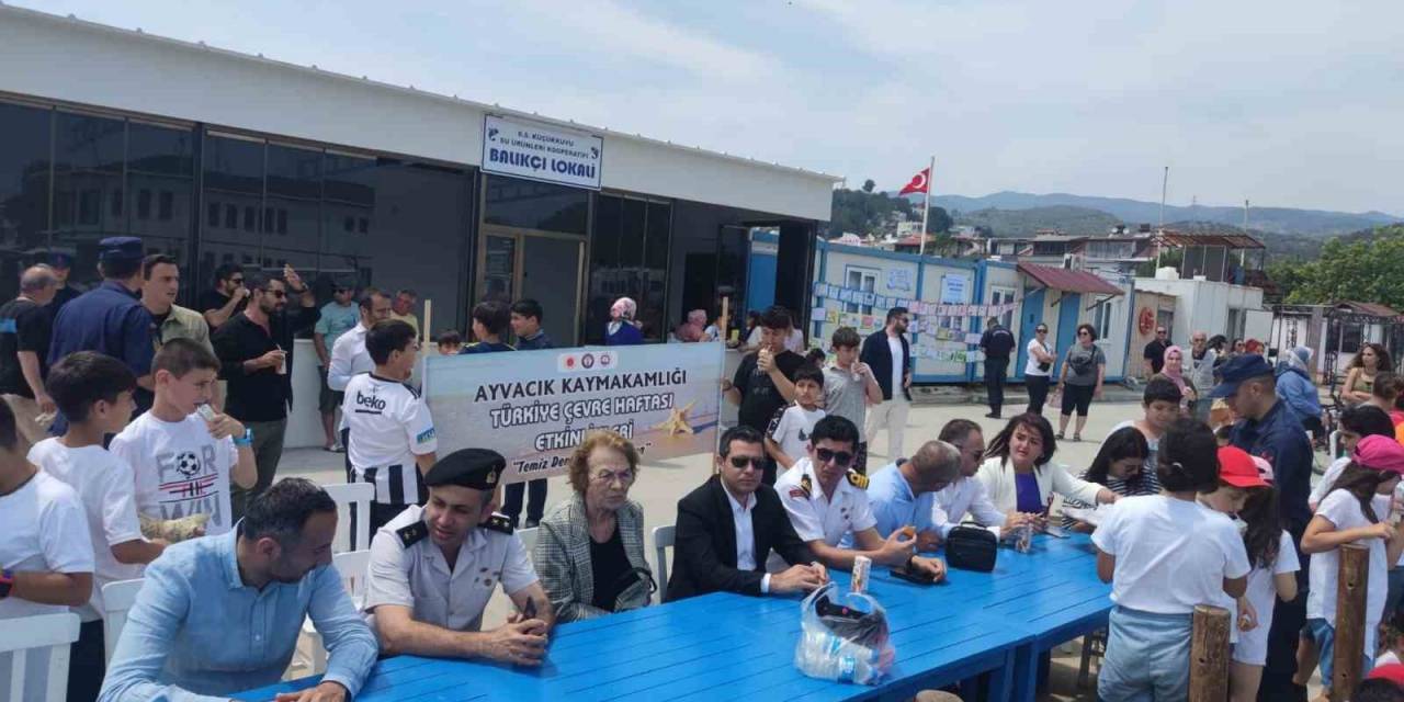 Ayvacık’ta Deniz Dibi Temizliği