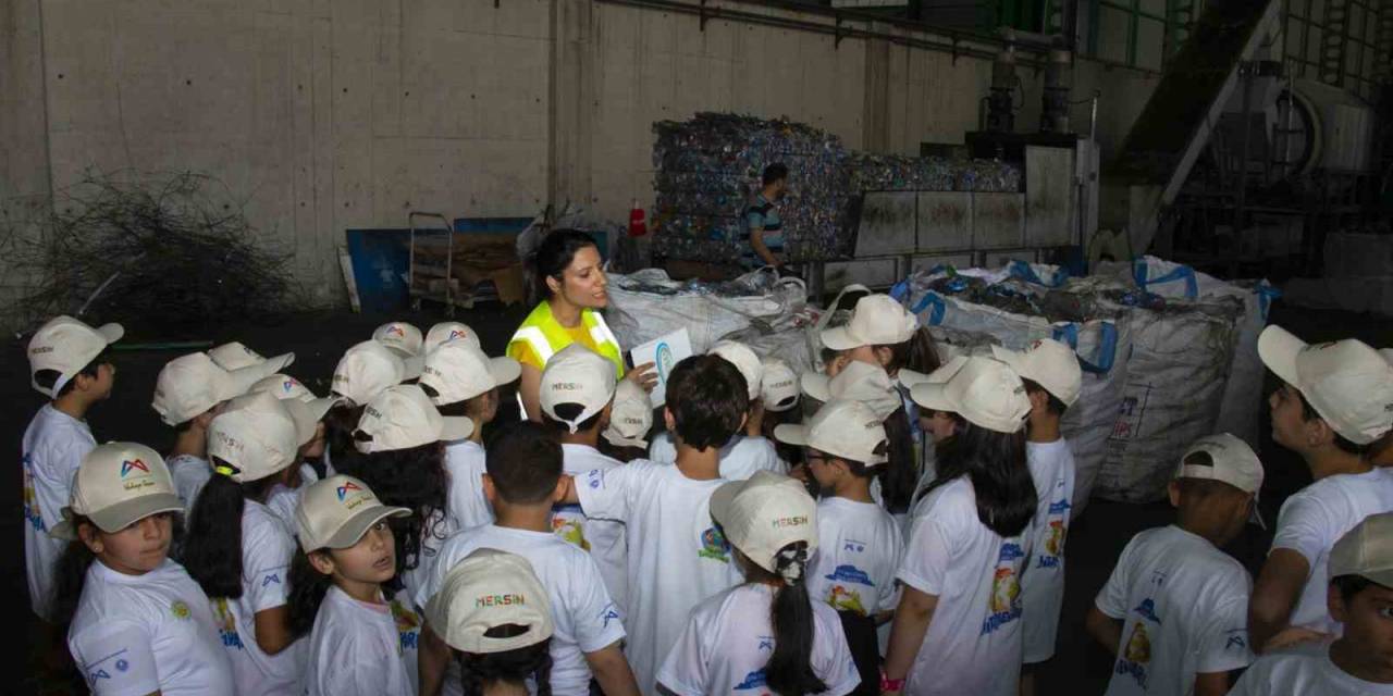 Çocuklar, Geri Dönüşüm Ve Atıkların Ayrıştırılmasını Yerinde Gördü