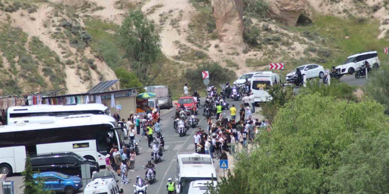 Turk Riders Chopper Clup Üyeleri Motorla Kapadokya Turu Attı