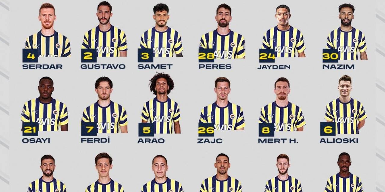 Fenerbahçe’nin, Başakşehir Maçı Kamp Kadrosu Belli Oldu