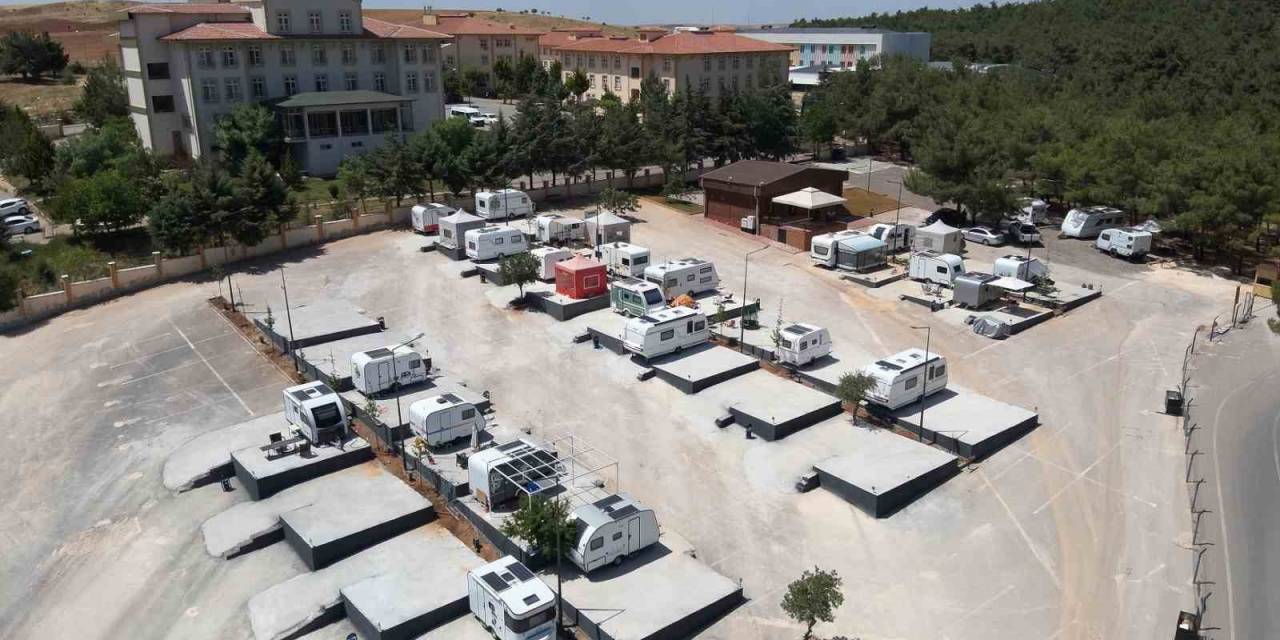 Gaziantep’te Yeni Karavan Parkı Burç Ormanı’nda Tamamlandı