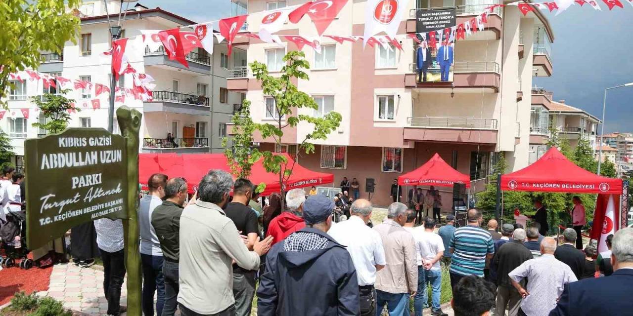 Keçiören’de Abdullah Uzun Parkı Hizmete Açıldı