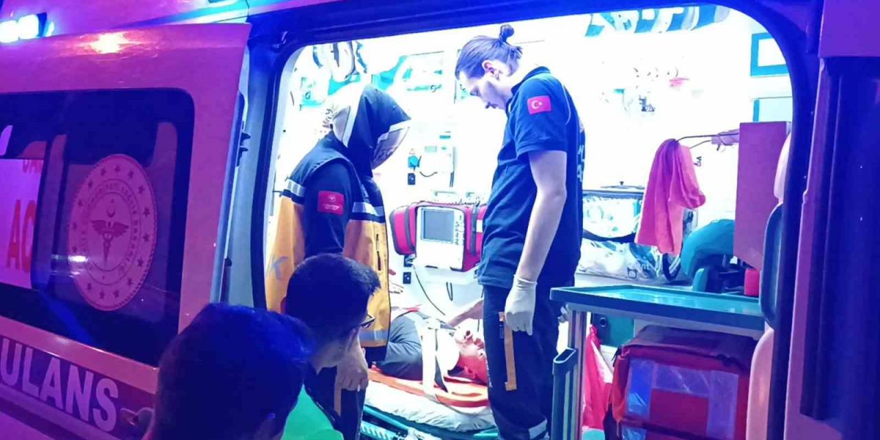 Otomobilin Çarpıp Kaçtığı Yaya Yaralandı