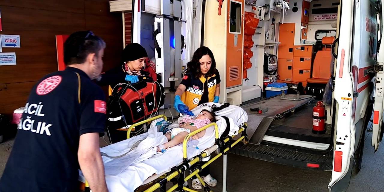 Soluk Borusuna Fıstık Kaçan Bebek Yaşam Savaşı Veriyor