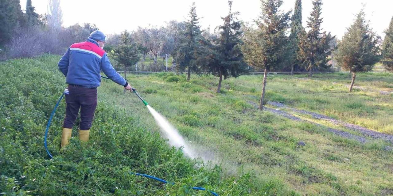 Burhaniye’de Mezarlıklar Bayrama Hazırlanıyor