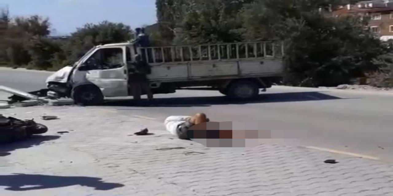 Kamyonet İle Motosiklet Çarpıştı: 1’i Ağır 2 Yaralı
