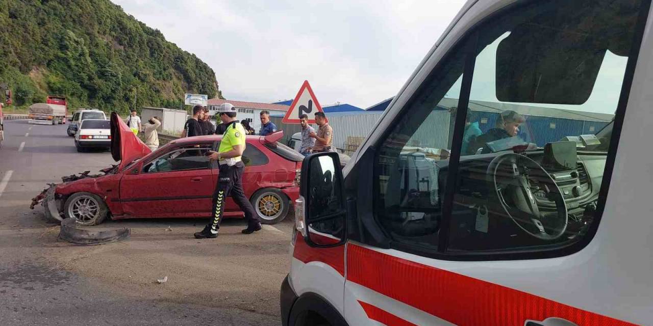 Zonguldak’ta Trafik Kazası: 1 Yaralı