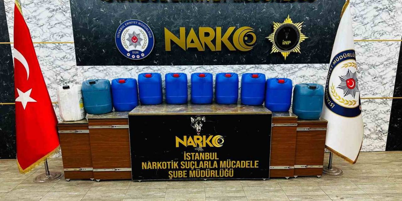 İstanbul’da Uyuşturucu Operasyonu: 530 Kilo Metamfetamin Ele Geçirildi