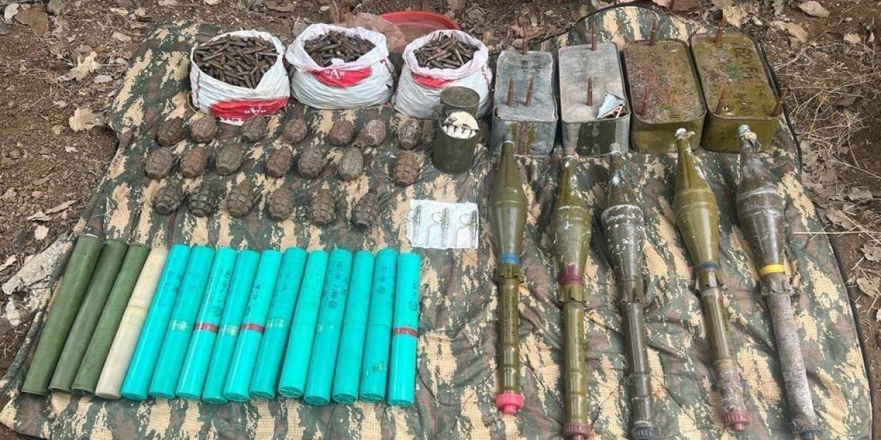 Irak Kuzeyindeki Hakurk Bölgesinde Teröristlere Ait Çok Sayıda Mühimmat Ele Geçirildi