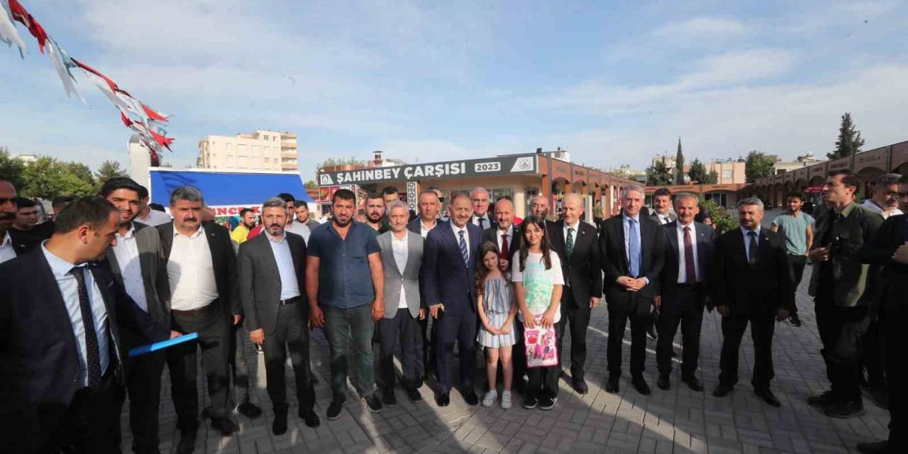 Bakan Özhaseki’den Şahinbey Çarşısına Tam Not
