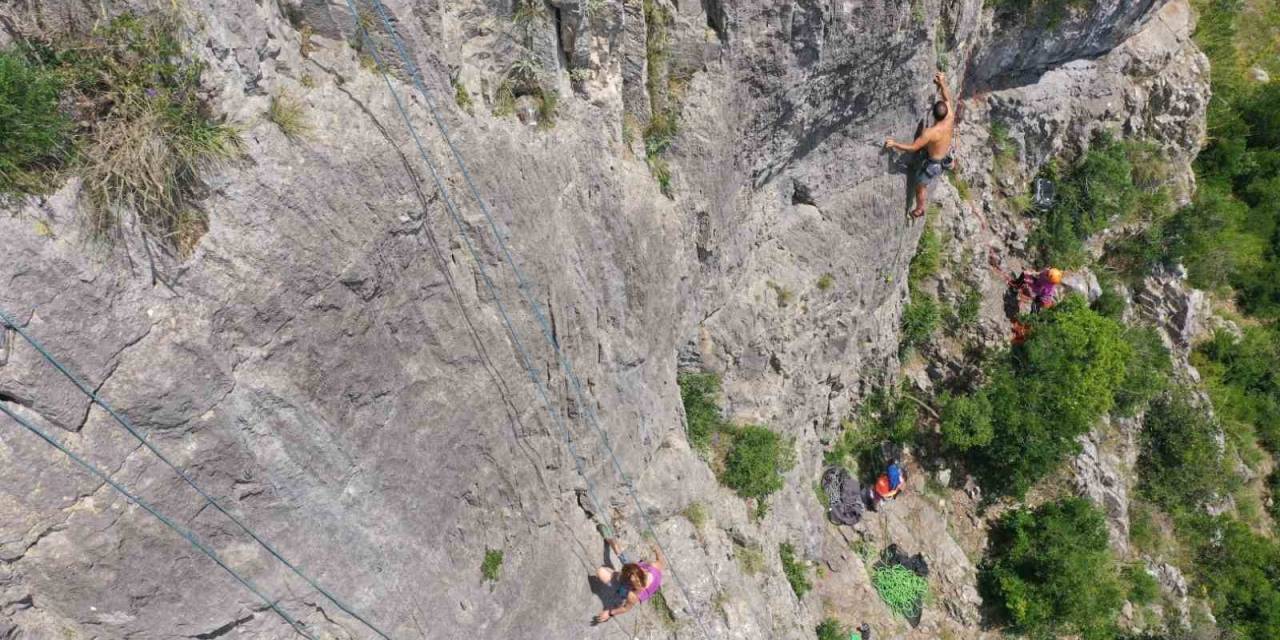 Türkiye’nin En Uzun Soluklu Kaya Tırmanışı Nefesleri Kesti