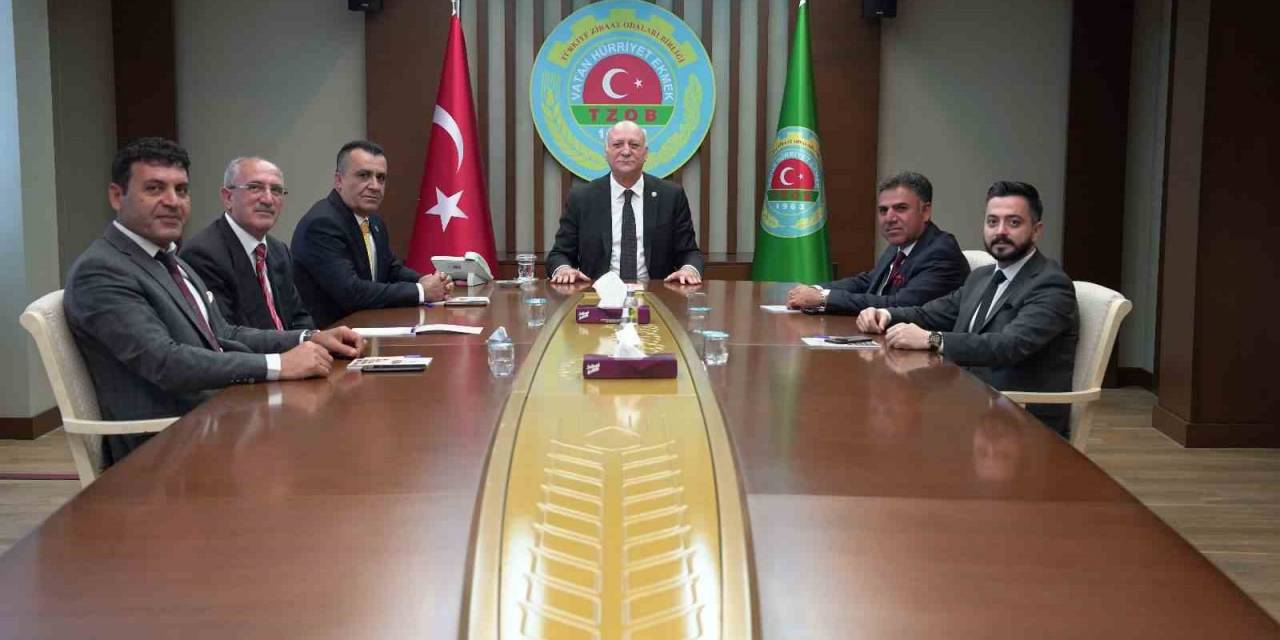 Muşlu Çiftçilerin Sorunları Tzob Başkanı Bayraktar’a Anlatıldı