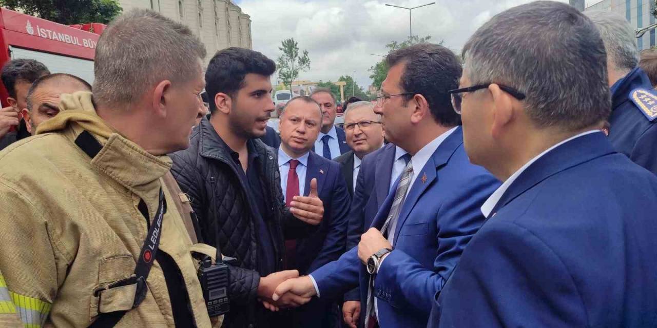 İmamoğlu Başakşehir’de Yanan İş Hanında İncelemelerde Bulundu