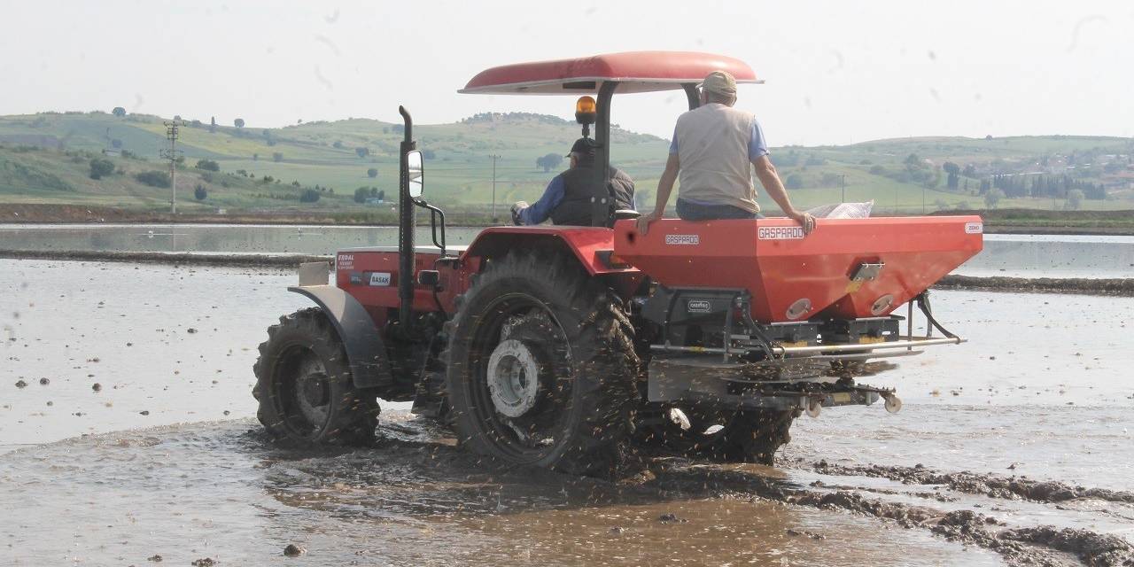 Manyas’ta Çeltik Ekimleri Başladı