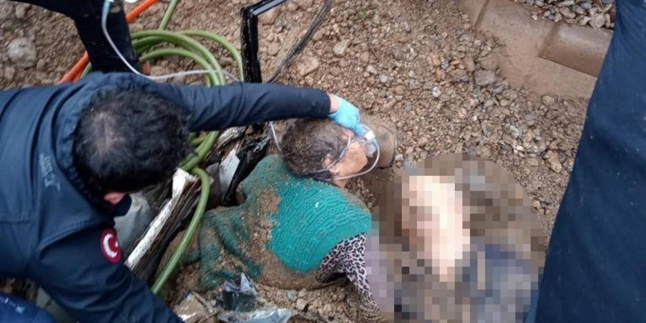 Toprak Altında Kalan Araçta Can Pazarı Yaşandı