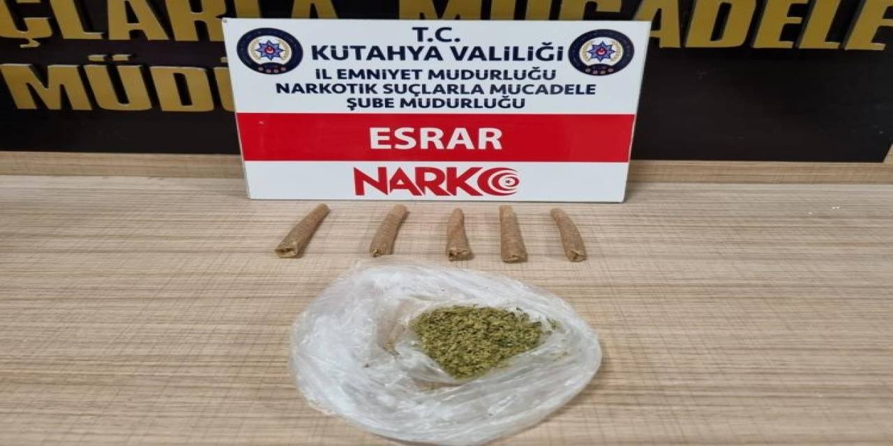 Kütahya’da İki Şahsın Üzerinde Uyuşturucu Ele Geçirildi