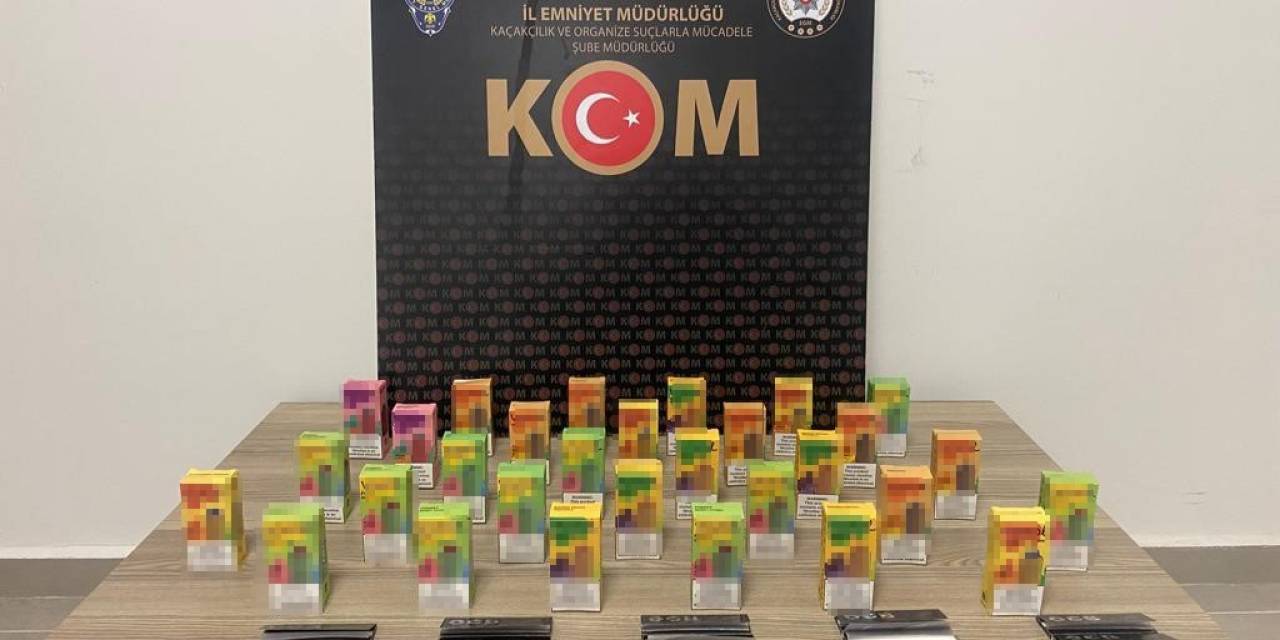 Tekirdağ’da Kaçak Elektronik Sigara Ve Makaron Operasyonu