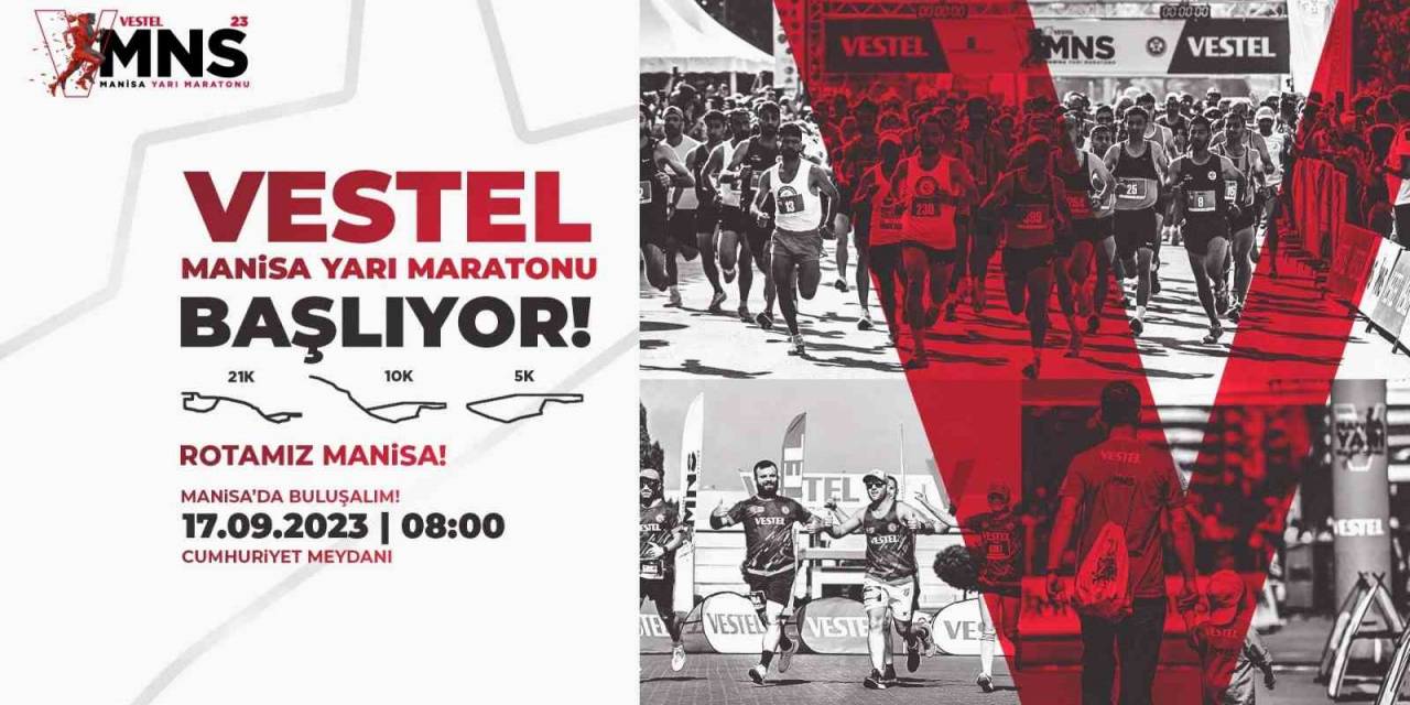 2. Uluslararası Vestel Manisa Yarı Maratonu İçin Geri Sayım Başladı