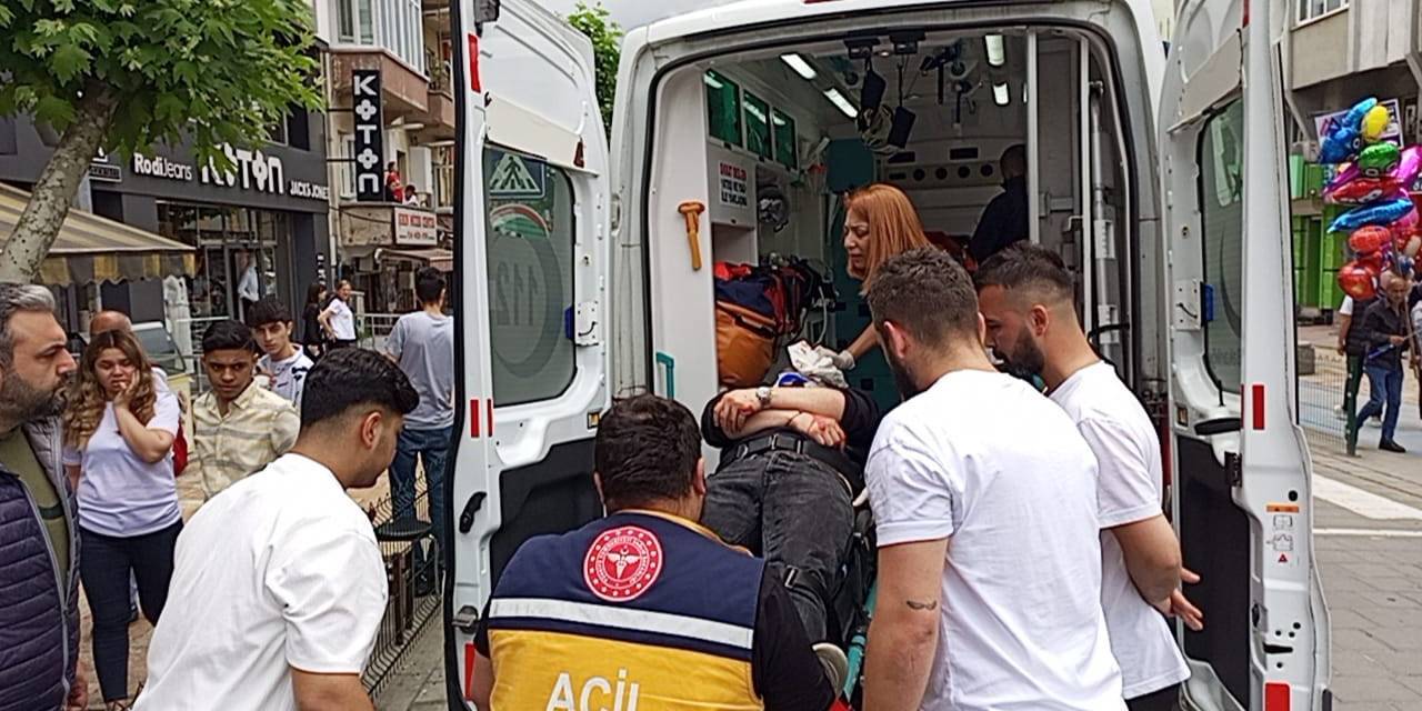 Yaya Geçidinde Araç Çarptı:1 Yaralı