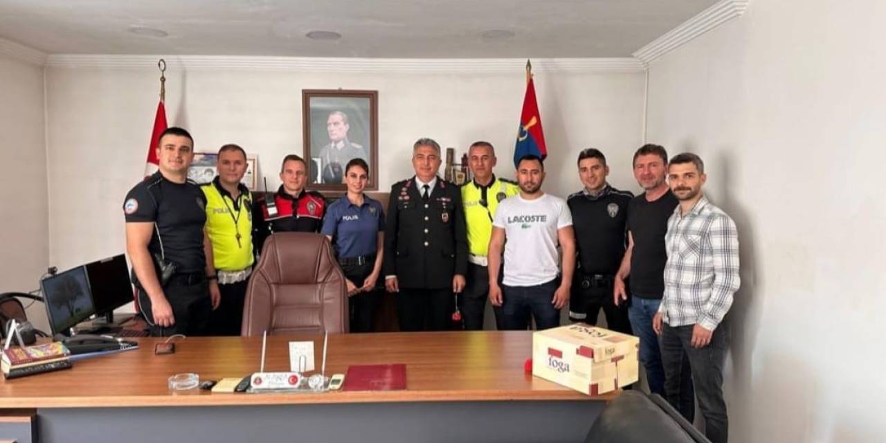Polislerden Jandarmaya Anlamlı Ziyaret