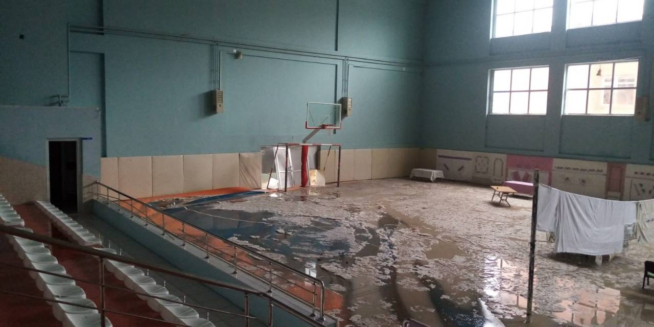 Konya’da Dolu Yağışı Sonrası Su Baskını Anı Kamerada