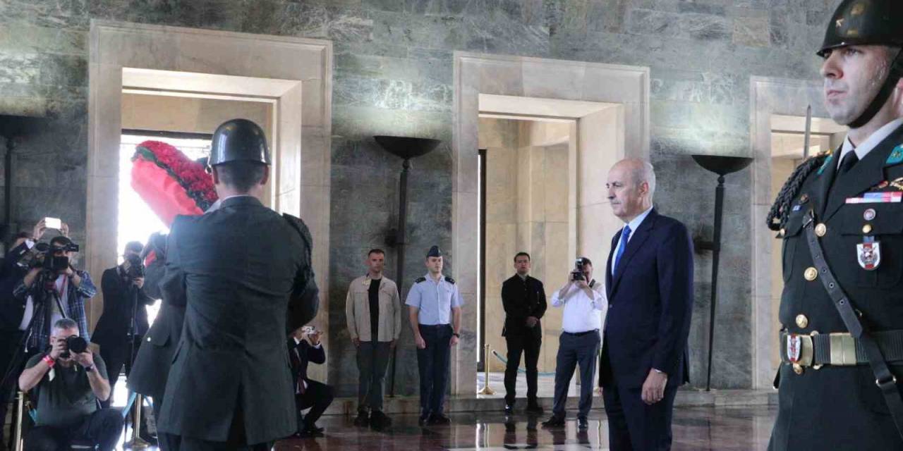 Tbmm Başkanı Kurtulmuş Ve Başkanlık Divanı Üyelerinden Anıtkabir’e Ziyaret