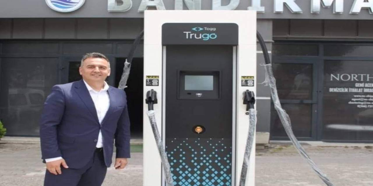 Bandırma’da Elektrikli Araçlar İçin Hızlı Şarj Ünitesi "trugo"