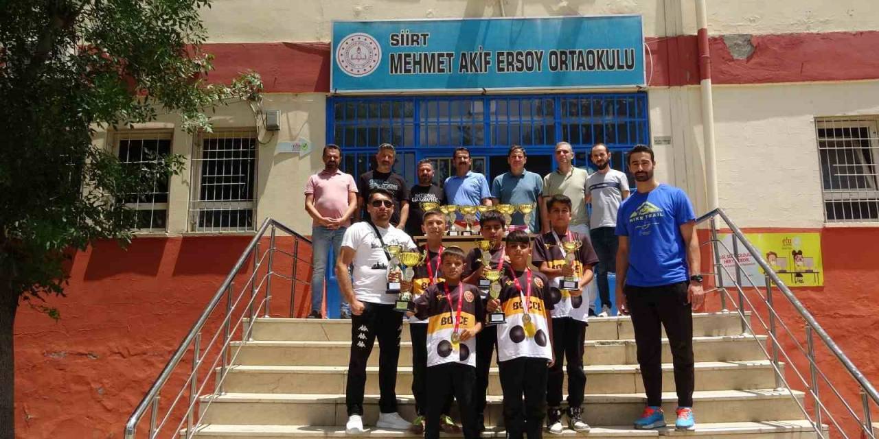 Siirtli Öğrenciler Boccede Türkiye Şampiyonu Oldu