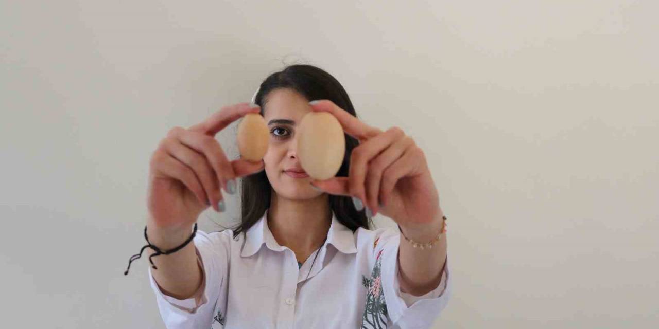 Elazığ’da Tavuğun Yaptığı Mini Yumurta Şaşırttı