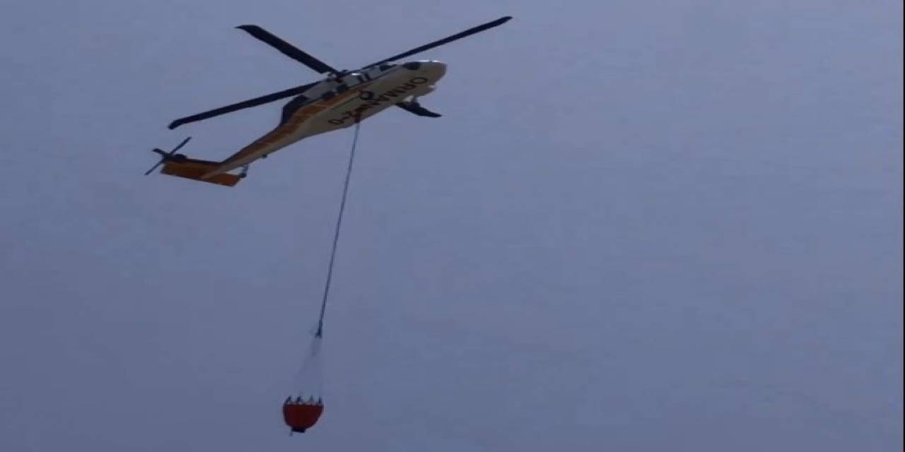 Nefes Helikopteri İle Yangına İlk Müdahale