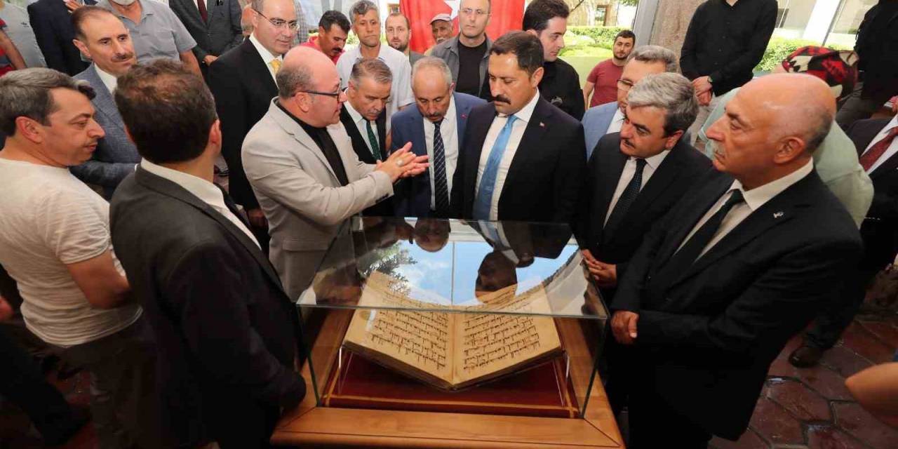 Amasya’da Restorasyonu Tamamlanan Bayezid Yazma Eser Kütüphanesi Açıldı