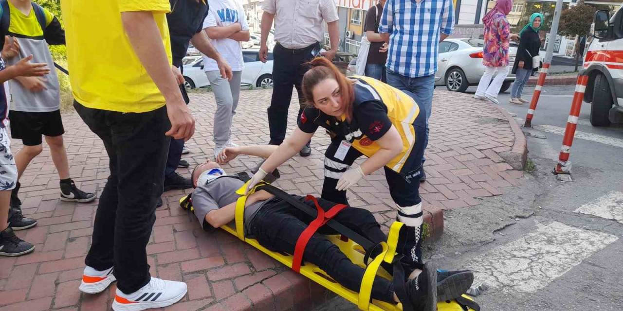 Kdz. Ereğli’de Motosiklet İle Otomobil Çarpıştı: 1 Yaralı