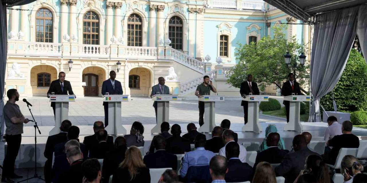 Zelenskiy Afrikalı Liderlerle Görüştü