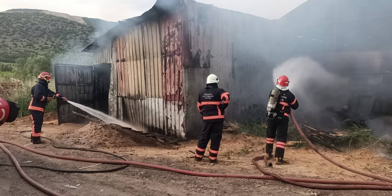 Sakarya’da Kereste Atölyesinde Yangın